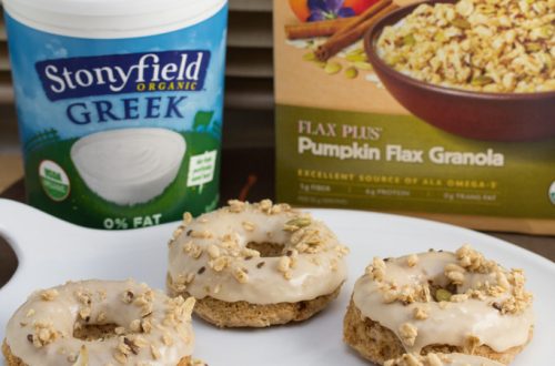 Baked Apple Spice Donuts with Maple Frosting + Pumpkin Granola