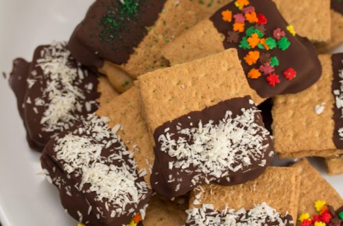 Frozen Chocolate Peanut Butter Banana Grahams