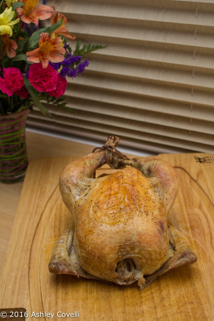 Roast Chicken with Dijon Root Vegetables