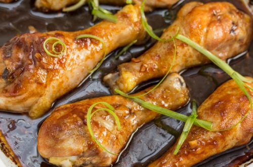 Sweet Asian Baked Chicken Drumsticks