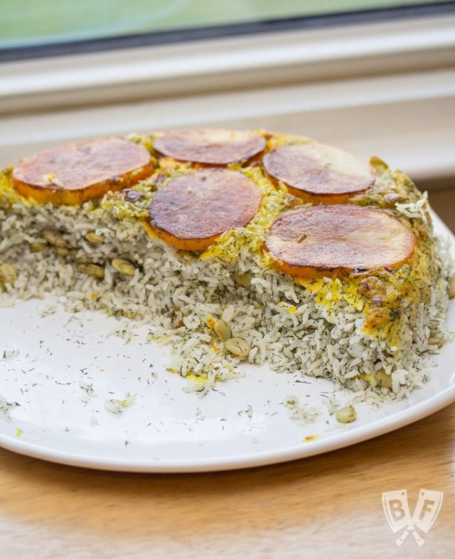 Polo Shevid Baghali (Persian Dill + Lima Bean Rice) » Big Flavors from