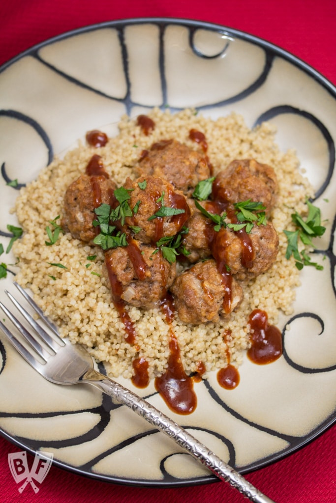 These sweet, comforting meatballs can easily be made spicy if you're craving a bit of kick. Plus a review of Katie Workman's Dinner Solved! with author Q+A.