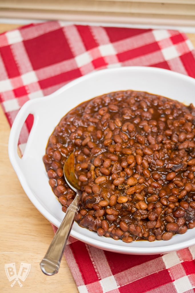 Instant Pot "Baked" Beans: Bacon and molasses take this sweet-and-salty side dish to the next level!