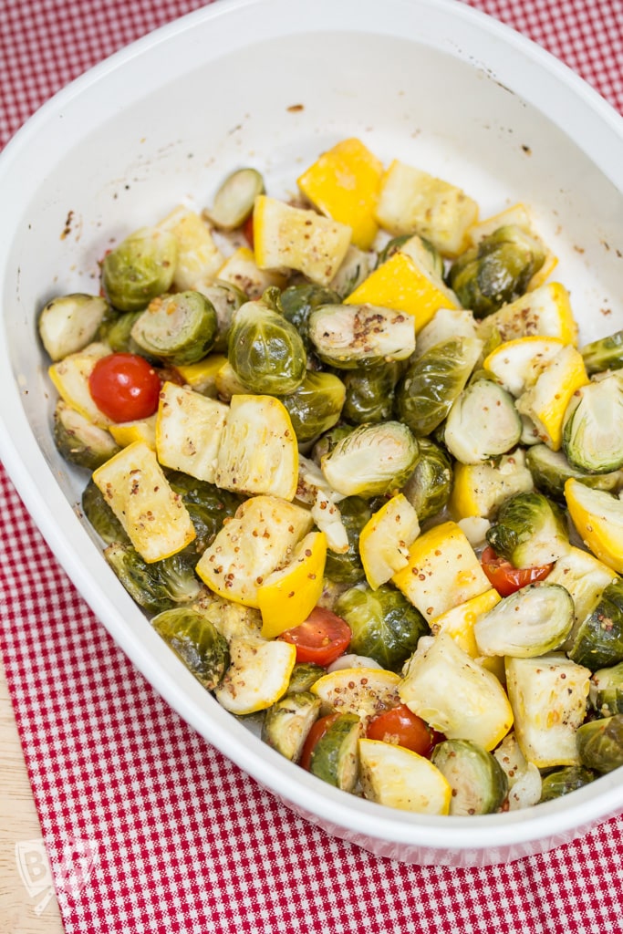 Roasted Veggies to go with Chimichurri Marinated London Broil