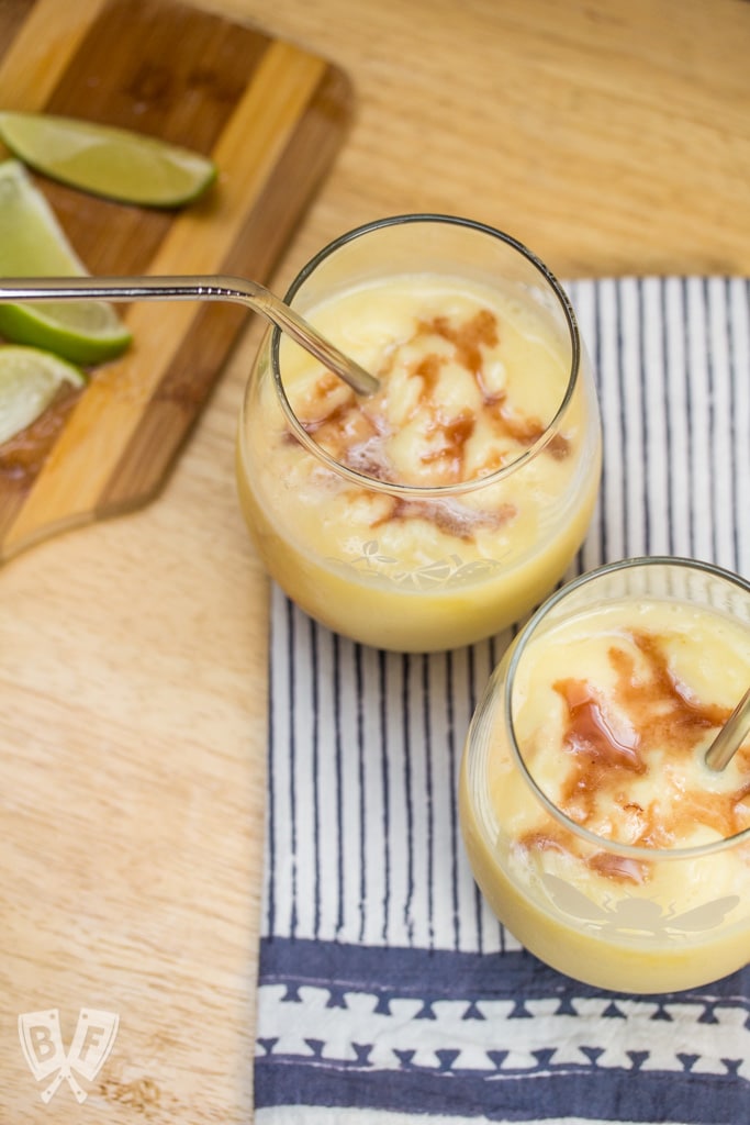 Pineapple-Pear Rum Slush: Channel warm weather all year long with these boozy treats + ideas to help stock your bar like a pro!