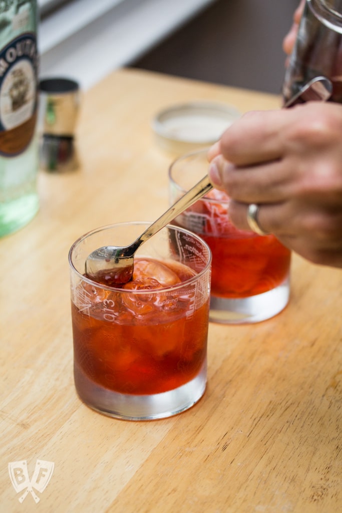 The Ultimate Negroni: Gin, vermouth & Campari come together in this classic cocktail.