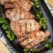 Coffee Pork Chops: A few bold ingredients make the perfect overnight marinade for a these flavorful, succulent grilled pork chops. #NYCWFF #ad