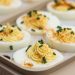 No Mayo Deviled Eggs: Skip the mayo in this appetizer favorite - guaranteed to be a hit at any party!