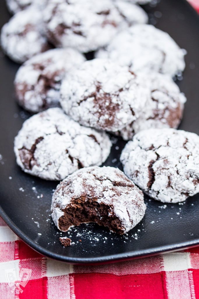 Spiced Chocolate Crinkle Cookies: Two types of dark chocolate make these cookies deliciously rich and chewy.