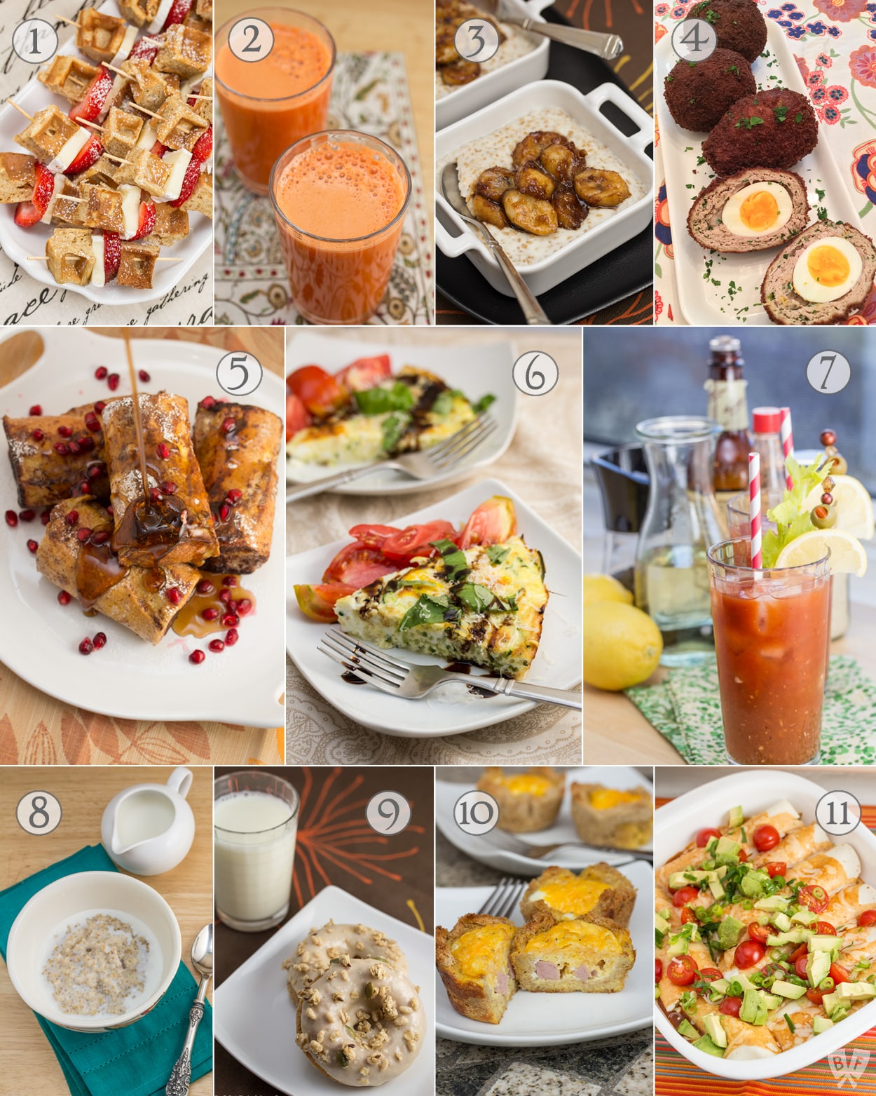 Brunch Week Recipe Roundup: Celebrate the best meal of the day with some of our favorite brunch food & cocktail recipes!