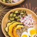Toasted Farro Grain Bowls with Roasted Winter Veggies: Chase away the winter blues with this hearty, veggie-packed grain bowl. Top it with a runny egg for the ultimate comfort food upgrade! #VillageHarvestVariety #ad