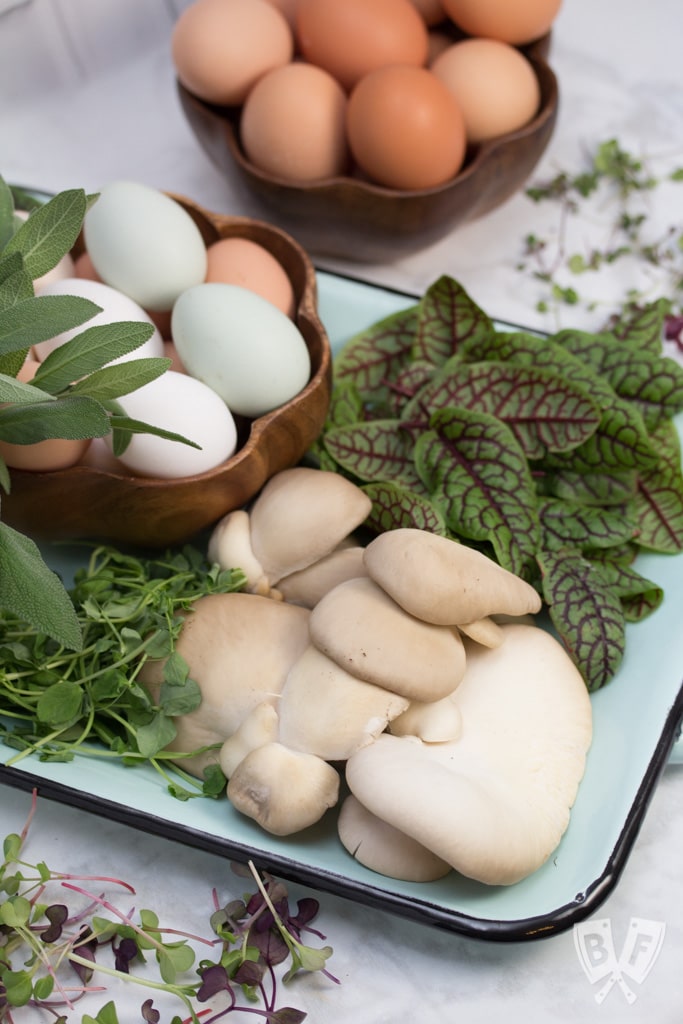 Fresh produce & eggs from the local farm