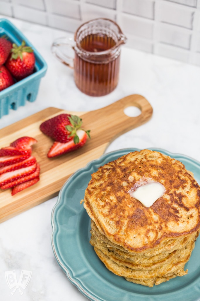 Our Favorite Buttermilk Pancakes: The fluffiest pancakes you’ve ever had are less than 30 minutes away! These light, airy buttermilk pancakes are hands-down one of our favorite breakfast recipes.