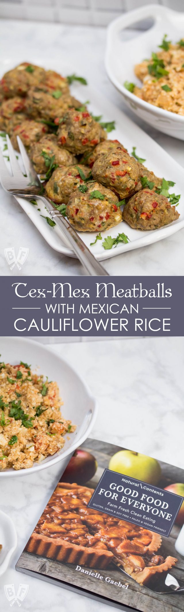 Tex-Mex Meatballs with Mexican Cauliflower Rice » Big Flavors from a