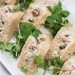 Turkey Salad Tea Sandwiches with Dried Cherries: Dried sour cherries add a pop of sweet-tart flavor to the turkey filling in this simple yet elegant tea sandwich recipe. Perfect party food! #ad