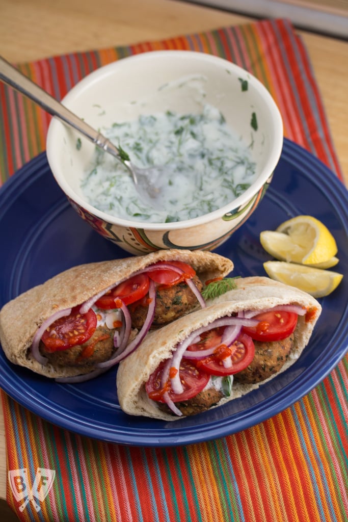 Falafel with Yogurt-Herb Sauce