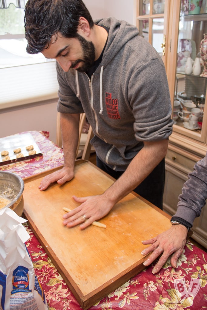 Great Grandma Francesca Cardile's Cookies are an elegant, lightly sweet dessert that are a Calabrese tradition, passed down through the generations and enjoyed annually at Christmas and Easter.