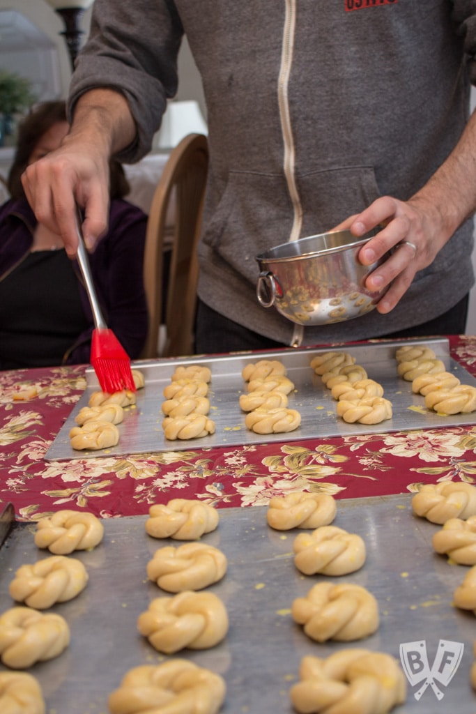 Great Grandma Francesca Cardile's Cookies are an elegant, lightly sweet dessert that are a Calabrese tradition, passed down through the generations and enjoyed annually at Christmas and Easter.