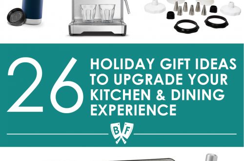 Holiday Gift Ideas to Upgrade Your Kitchen & Dining Experience: A list of holiday gift ideas + stocking stuffers for people who enjoy spending time cooking & entertaining. These 26 items will seriously rock your world!