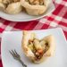 Puff pastry helps you make the most of your holiday leftovers with these easy bite-sized turkey pot pies. Perfect for Thanksgiving, Christmas or Easter!