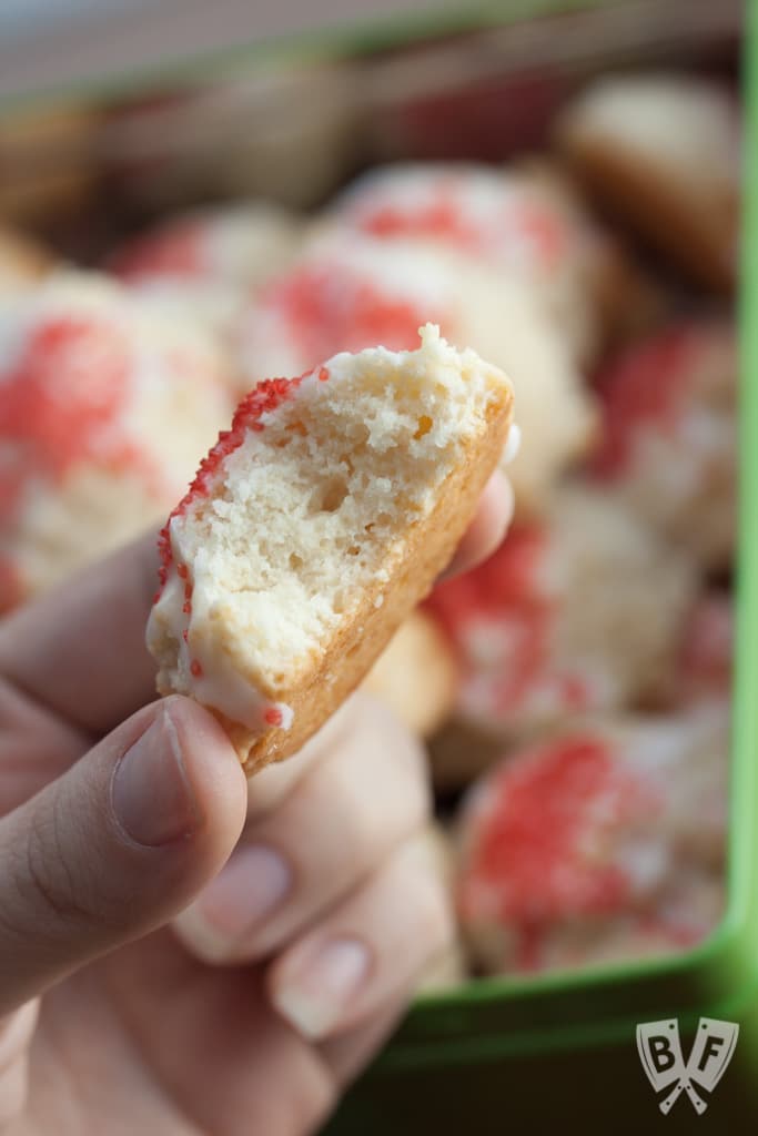 These ricotta cookies are a simple dessert recipe makes oodles of pillowy soft, tender cookies that are sure to be a family favorite! Perfect for cookie exchanges & holiday parties. They've been a family tradition for years!