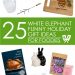 White Elephant Funny Holiday Gift Ideas for Foodies: Looking for funny stocking stuffers + holiday gift ideas for the food lovers in your life? This collection of 25 food + drink items is sure to be a hit!