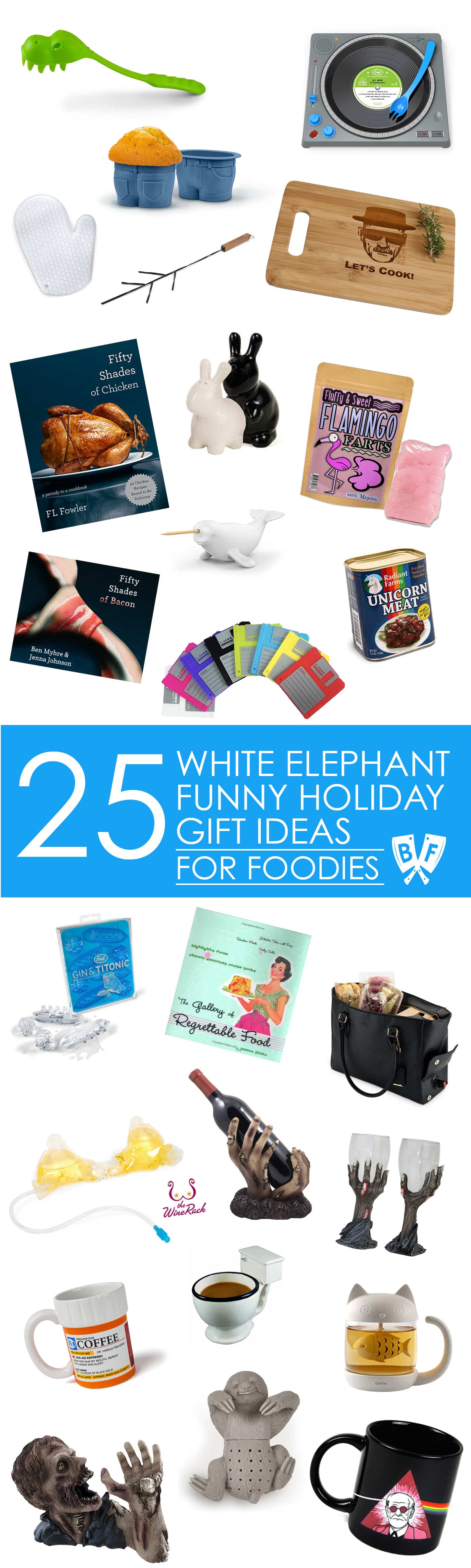 White Elephant Funny Holiday Gift Ideas for Foodies » Big Flavors