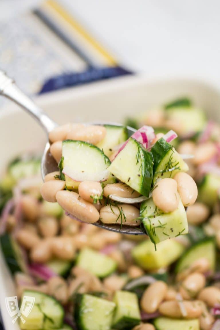 Cucumber & Cannellini Bean Salad with Dill An Easy, NoCook Side Dish!
