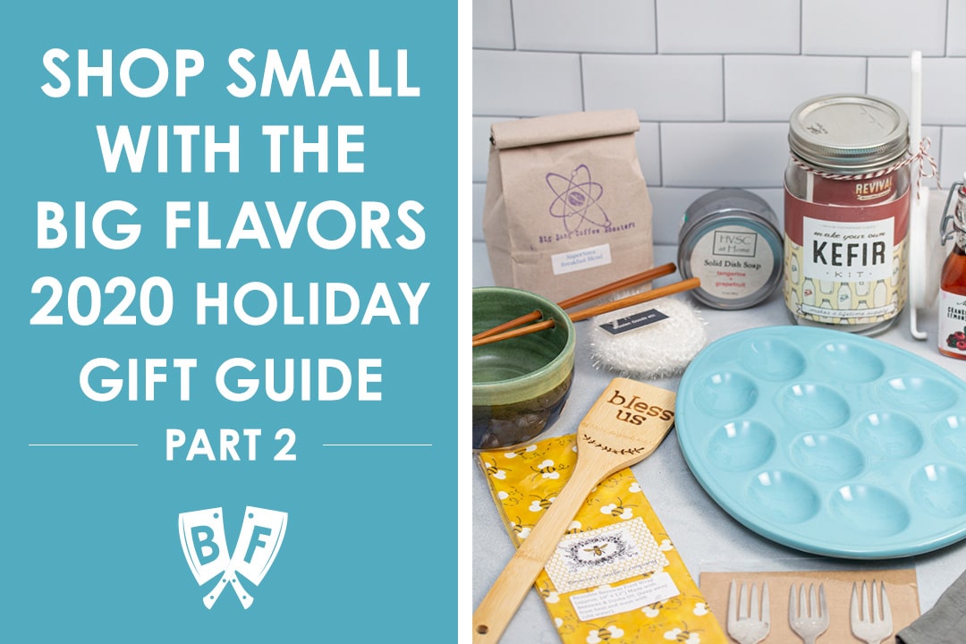 Assortment of holiday gift ideas for foodies from from Bliss Co-op.