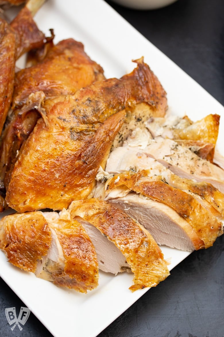Spatchcocked Roasted Turkey with Homemade Dry Brine [Howto]