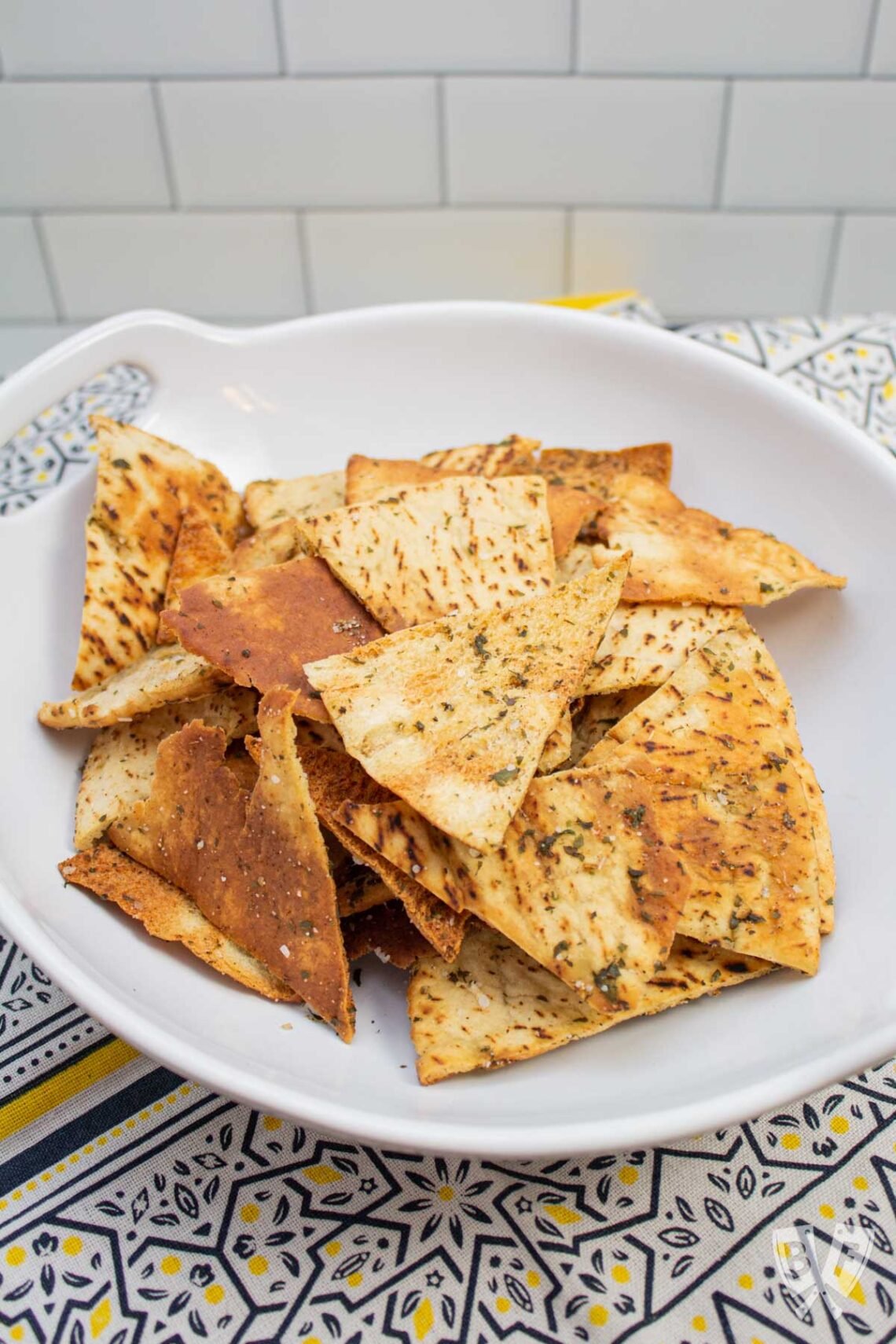 Homemade Seasoned Pita Chips Easy, Baked, 5Ingredient Recipe