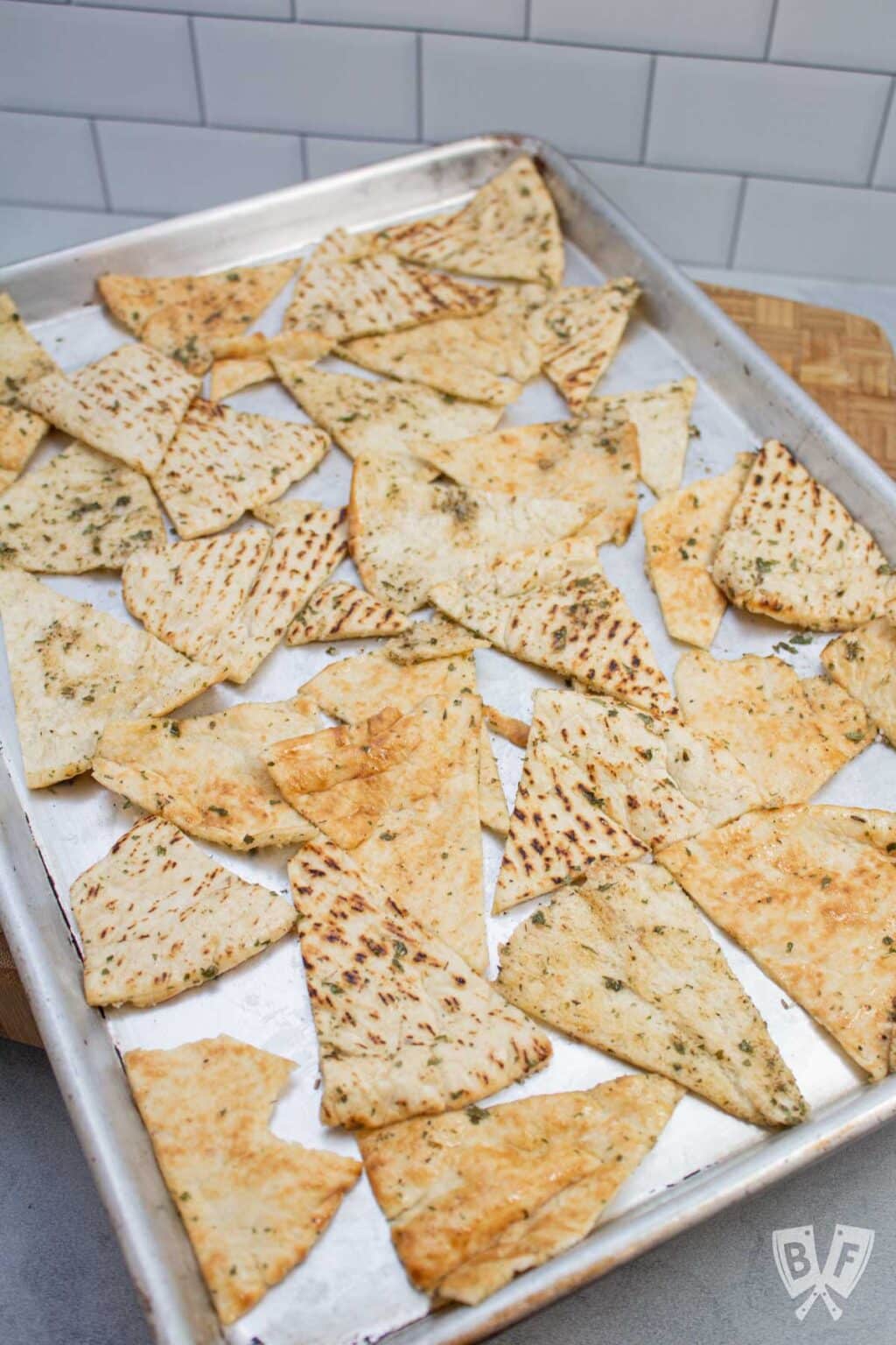 Homemade Seasoned Pita Chips Easy, Baked, 5Ingredient Recipe