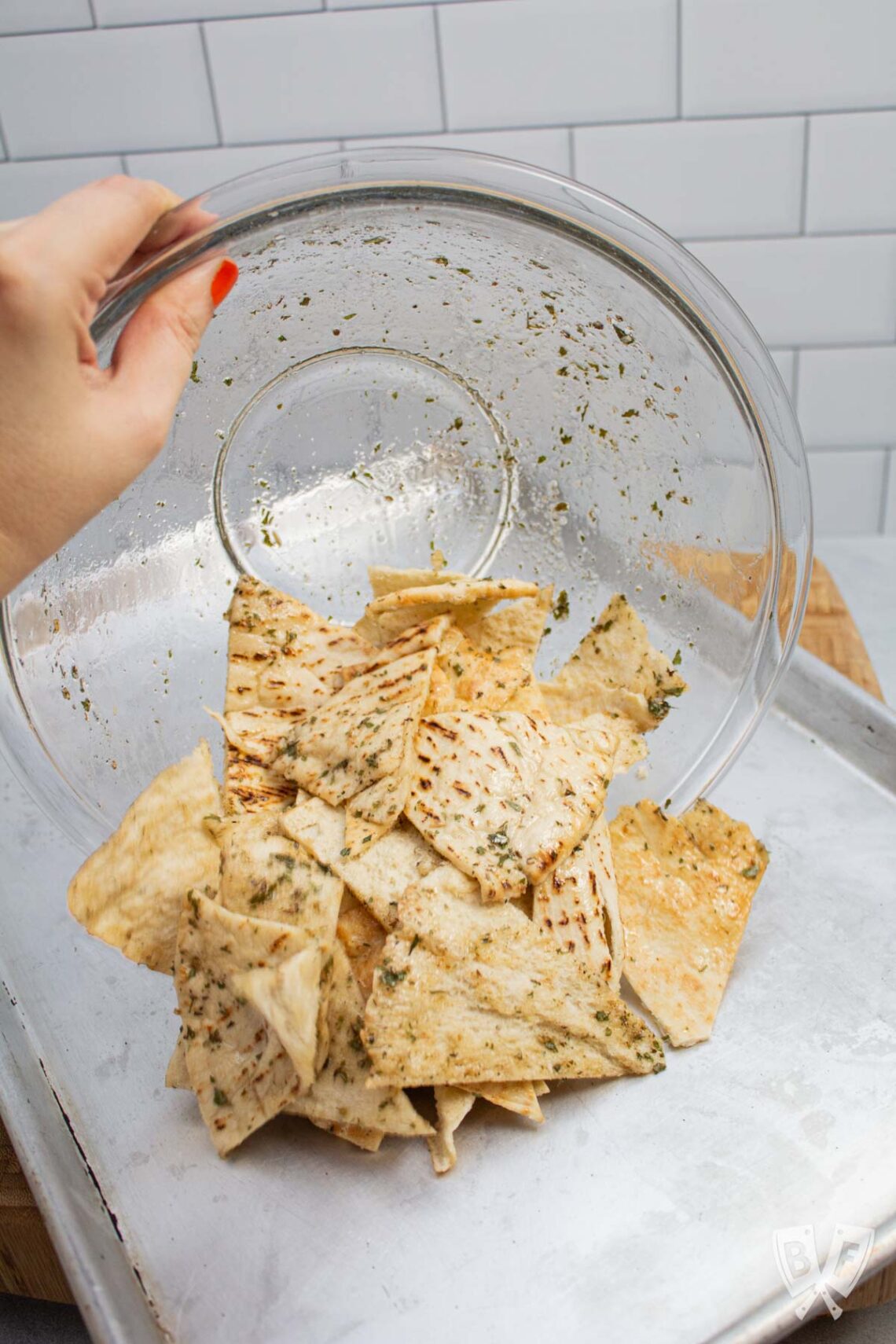 Homemade Seasoned Pita Chips Easy, Baked, 5Ingredient Recipe